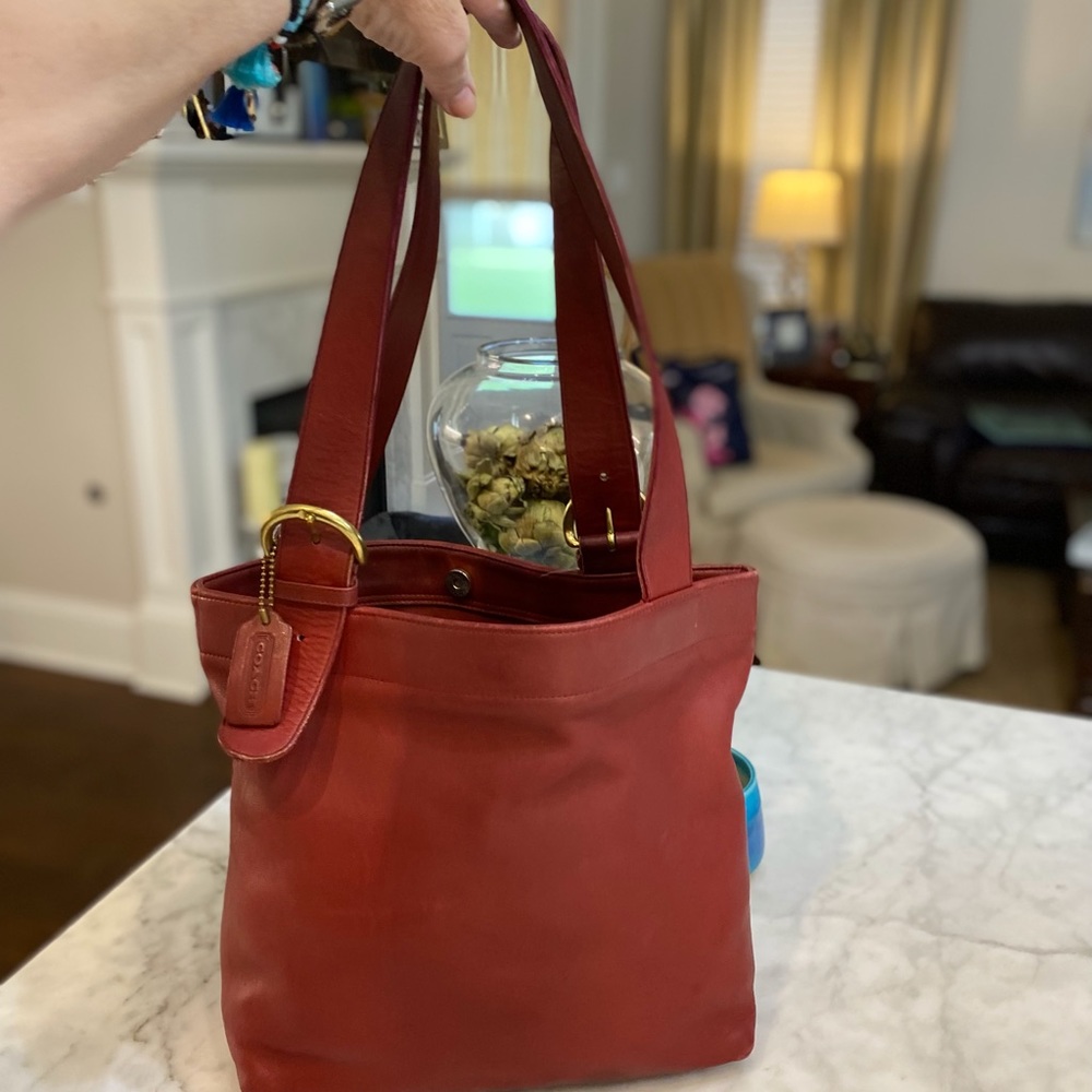 VINTAGE COACH LAFAYETTE LEATHER SOHO TOTE BAG!♥️